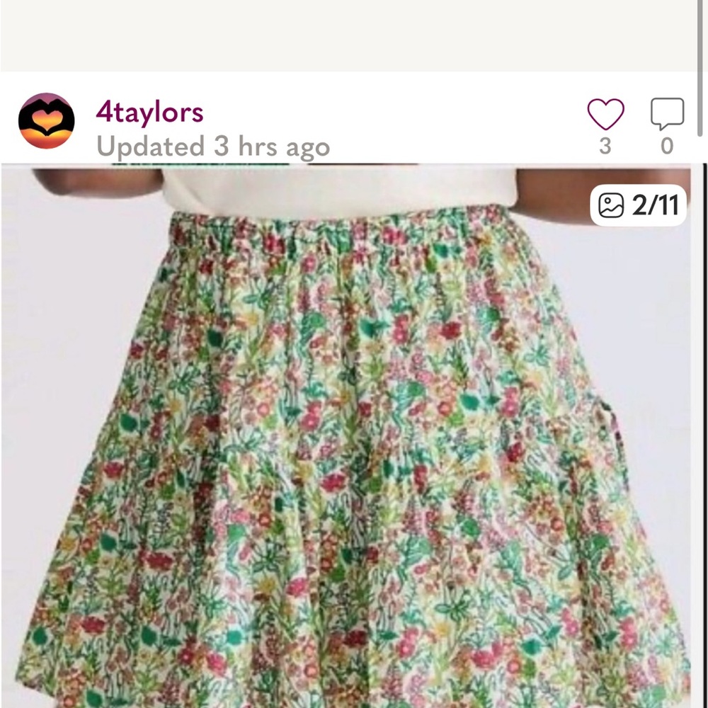 J. Crew Liberty of London Floral Mini Skirt❗️